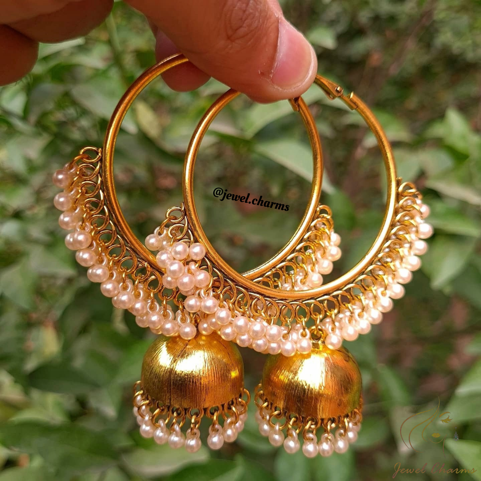 JC77 - Gajra Baali Gold - Jewel Charms