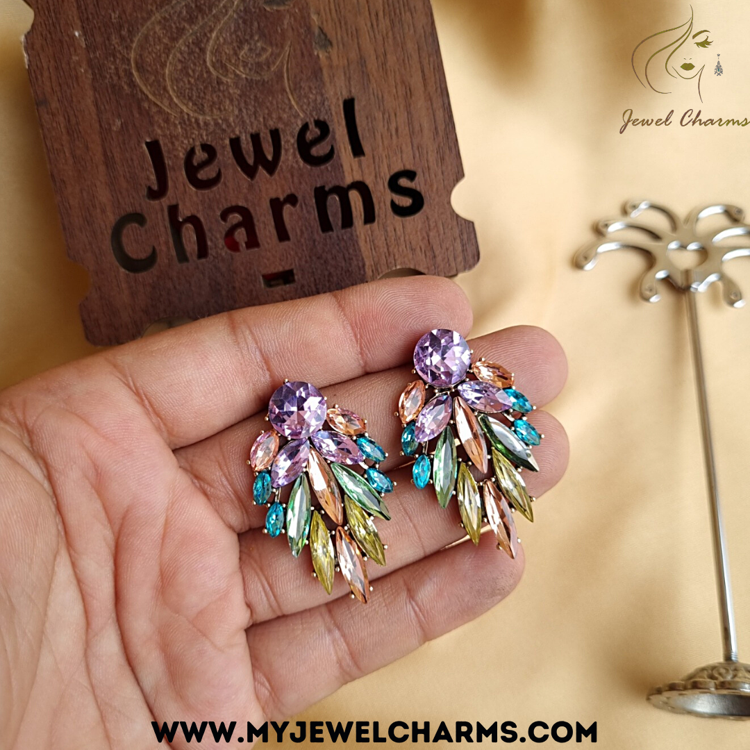 JC13 - Angel's Wing Multi Earrings - Jewel Charms