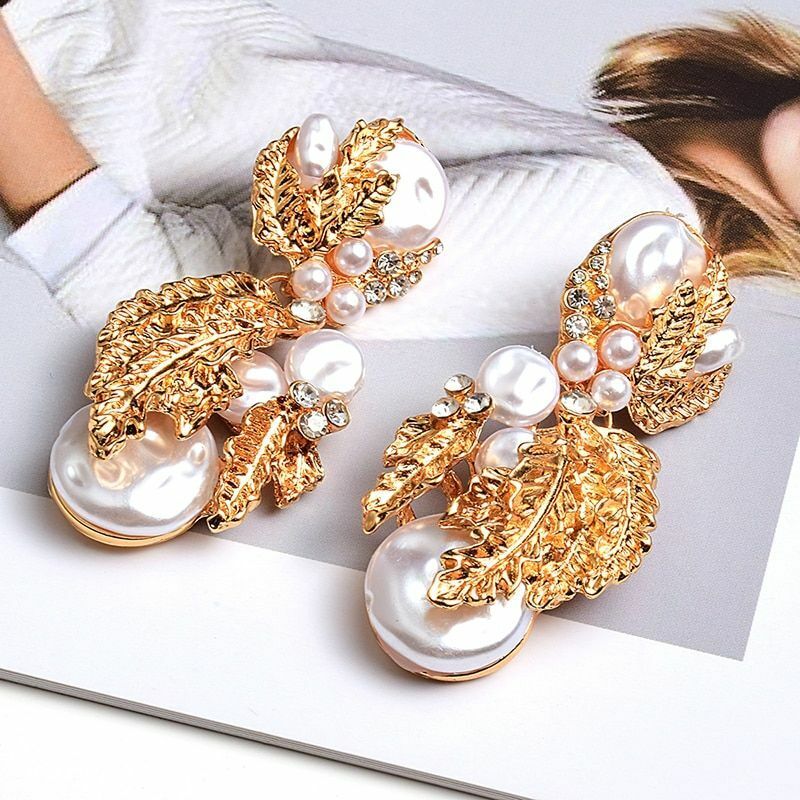 JC224 - Mother of Pearl Drop Earrings - Jewel Charms