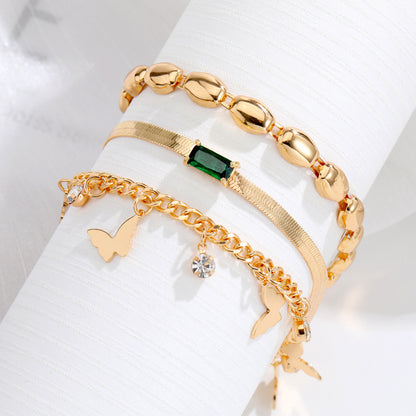 Jcec 334 3 pieces chain bracelet