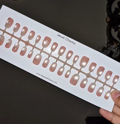 Jc114 Cat Eye Nails 24 pieces set with free Nails application kit