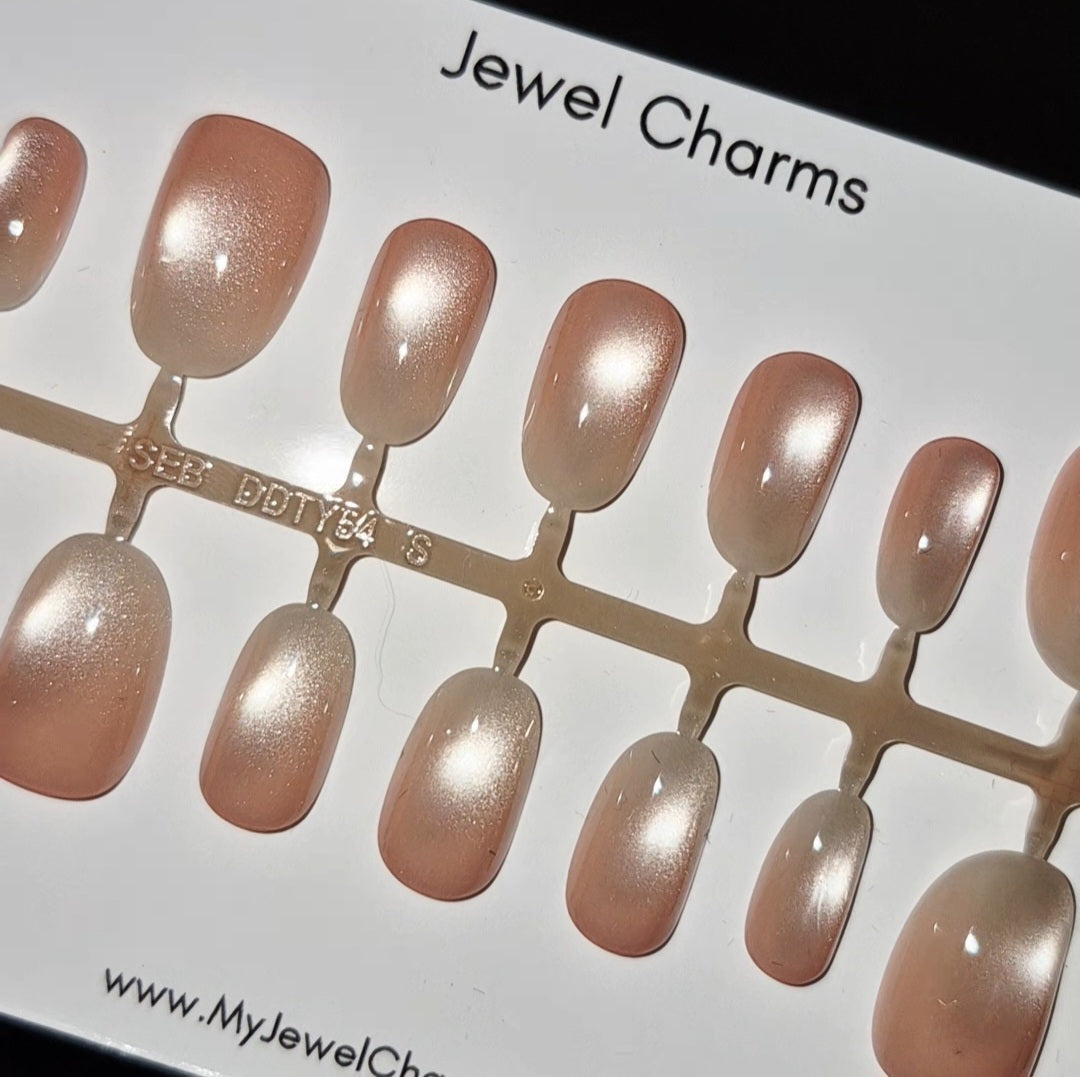 Jc114 Cat Eye Nails 24 pieces set with free Nails application kit