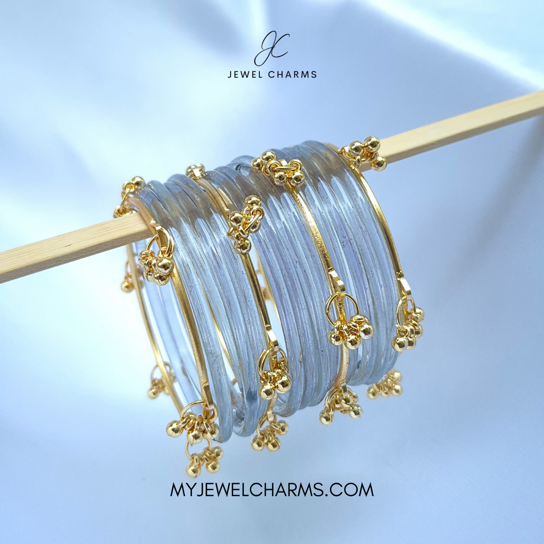 Viral Kashmiri Jelly Bangles Gray Size Sawa do (2.6)
