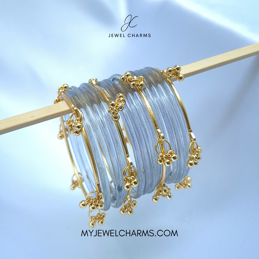 Viral Kashmiri Jelly Bangles Gray Size Sawa do (2.6)