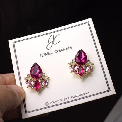 Jc 271 Pink Cute Studs Earrings