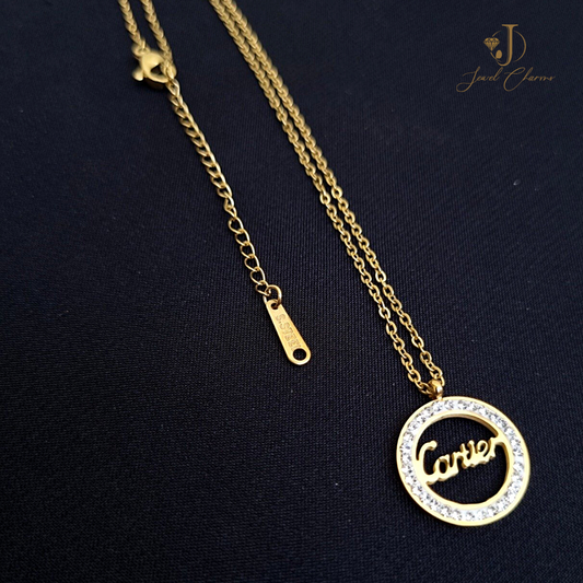 Cartier Necklace 1k Gold Polish Stainless Steel