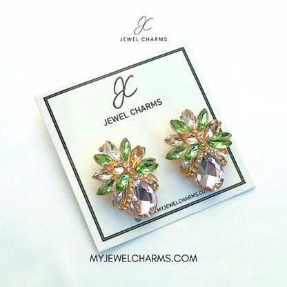 Thick Flower Multi Earrings