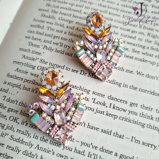 JCEC 206 Arrowhead of love multi earrings