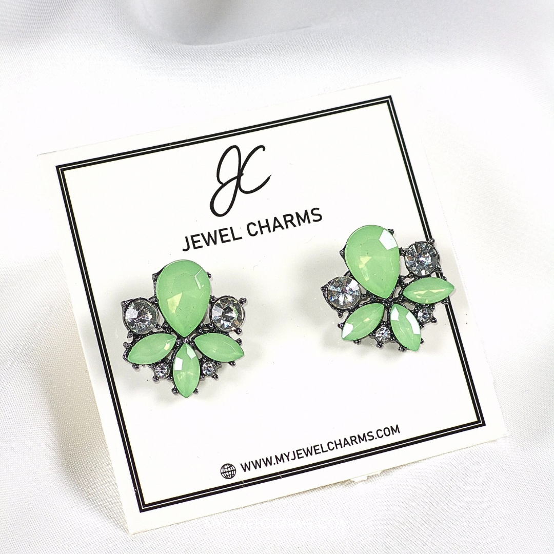 Jc 261 Light Green Flower Tops