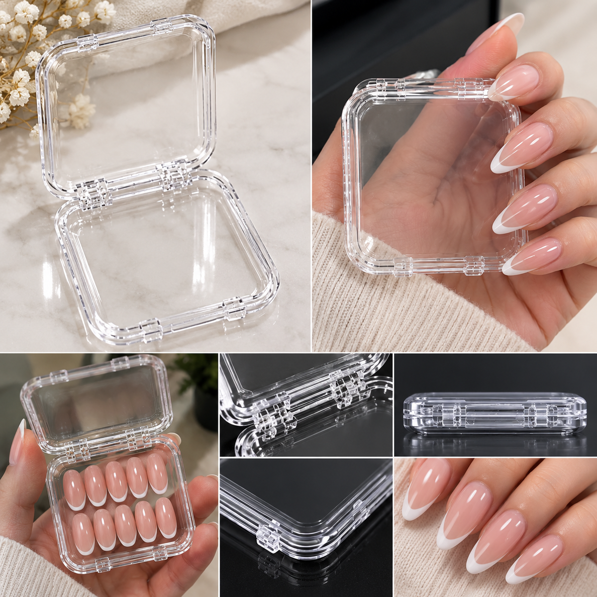 Acrylic Box for nails (only box)