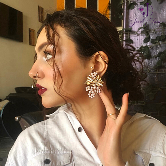 Pearl Grape Bunch Earrings JCEC 44