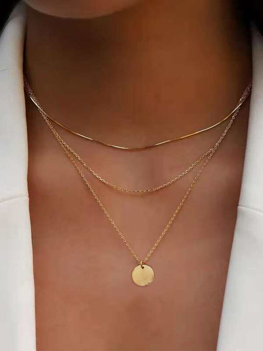 Jcec 342 3 pieces chain necklace