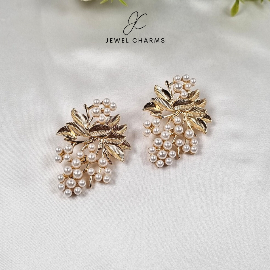 Pearl Grape Bunch Earrings JCEC 44
