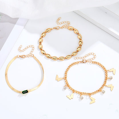 Jcec 334 3 pieces chain bracelet