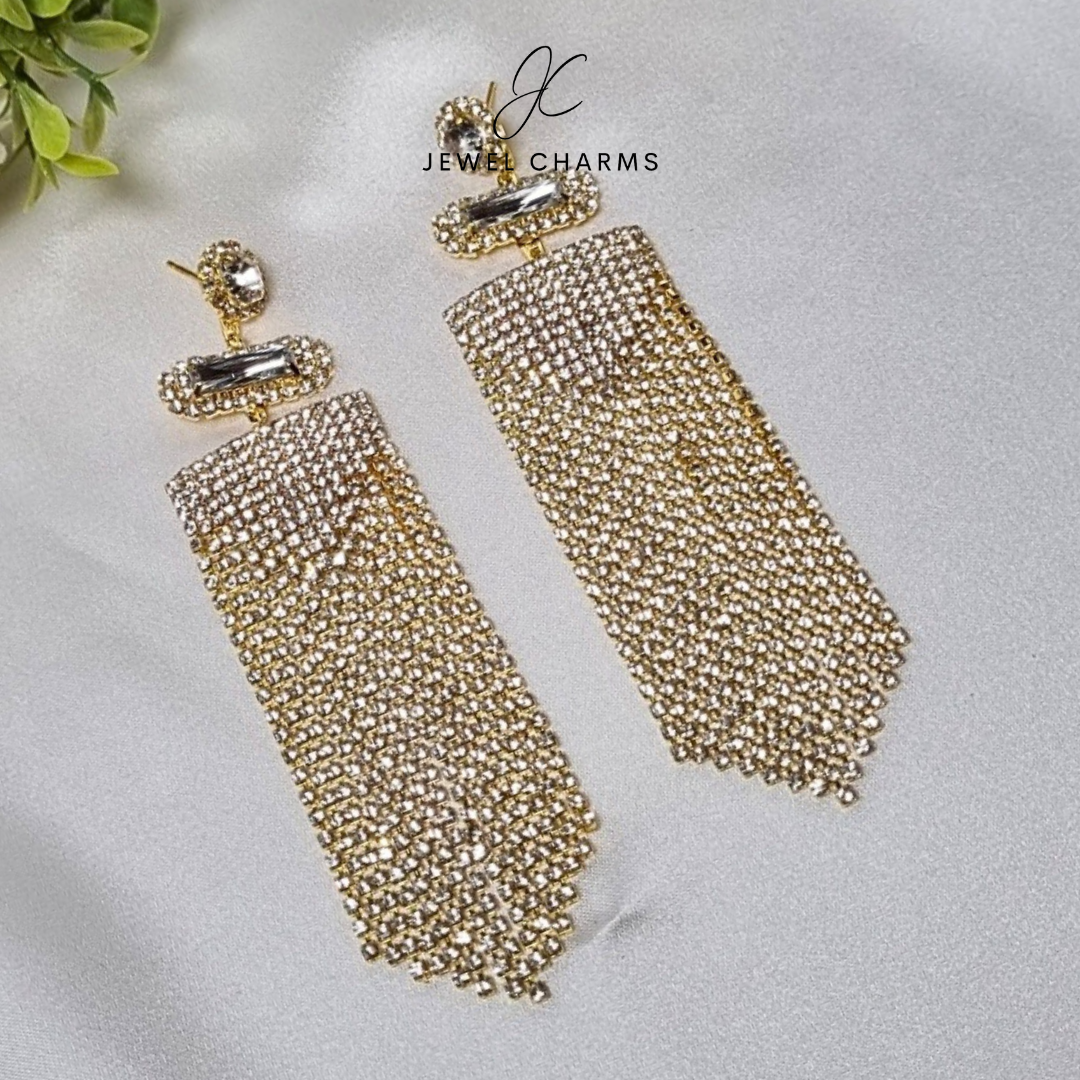 Gurnani Style Dangles Champagne