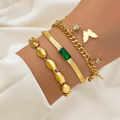 Jcec 334 3 pieces chain bracelet