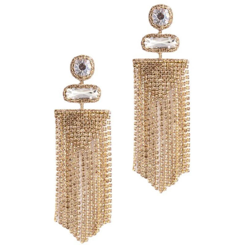 Gurnani Style Dangles Champagne