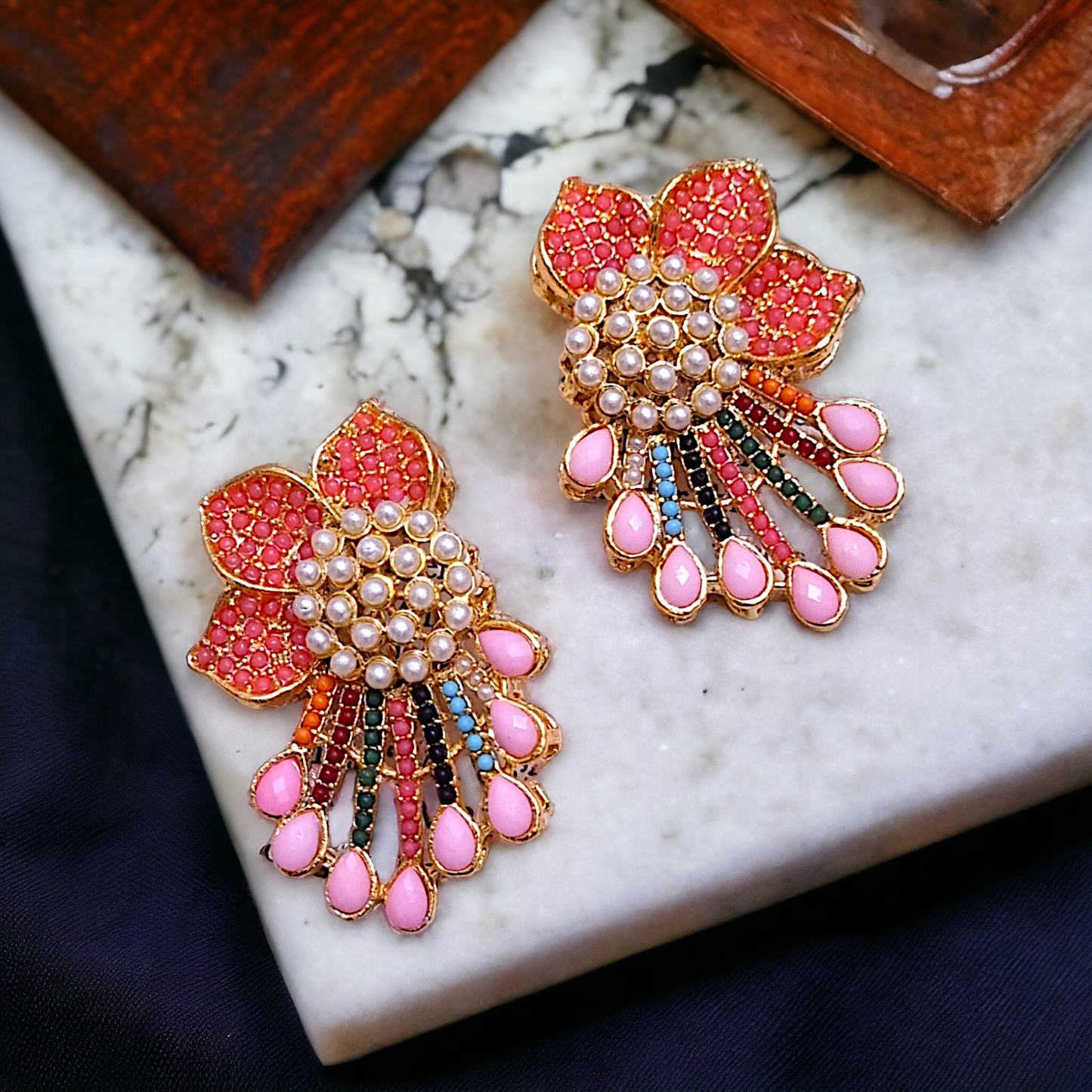 Turkish Aroma Studs Pink