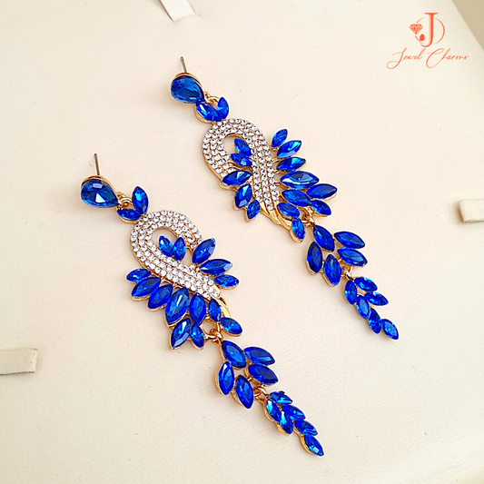 Blue heritage Earrings Dangles