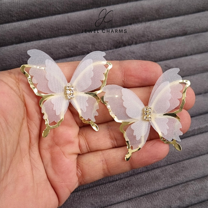 White butterfly golden base