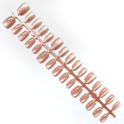 JC105 Cat-Eye Medium Length – 24 Nails Pack with Free Nail Kit