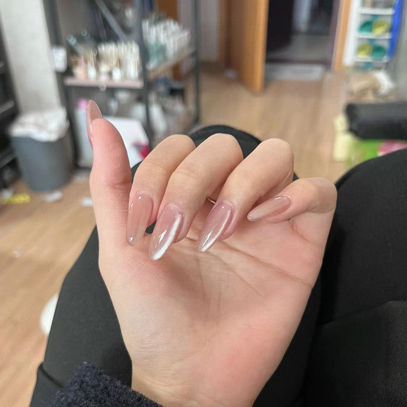 JC107  Cat-Eye Medium Length – 24 Nails Pack with Free Nail Kit