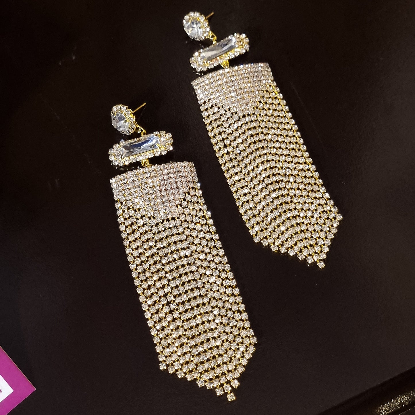 Gurnani Style Dangles Champagne