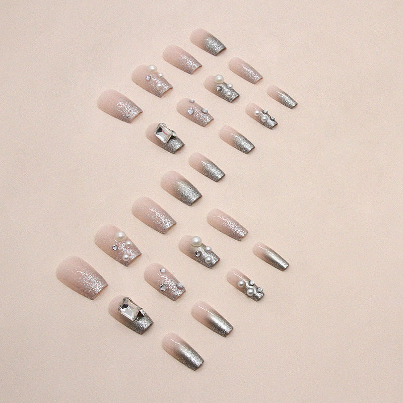 Jc818 premium crystal Nails 24 Nails with free Nails kit