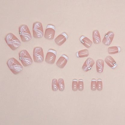 Jc96  24 Nails Pack with free Nails Kit