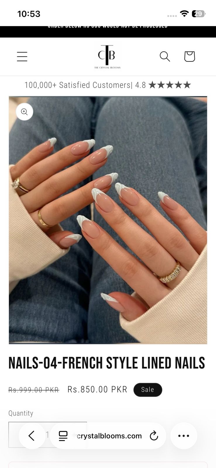 JC 1919 Nails Pack with free Nails Kit