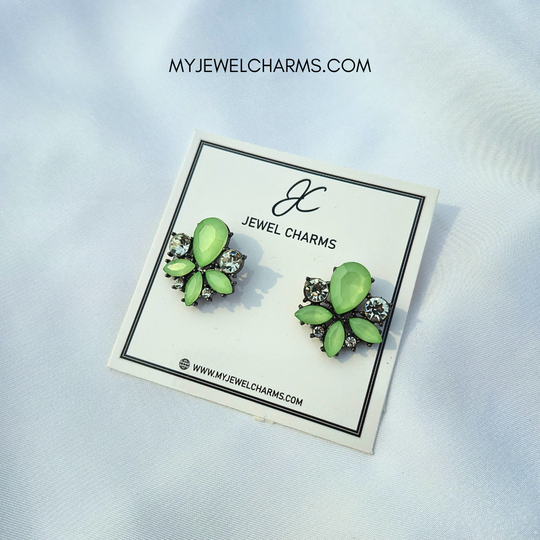 Jc 261 Light Green Flower Tops