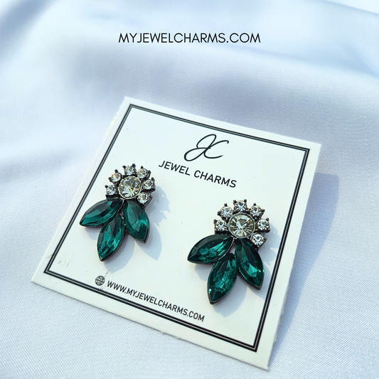 Jc 283 Green Drop Earrings