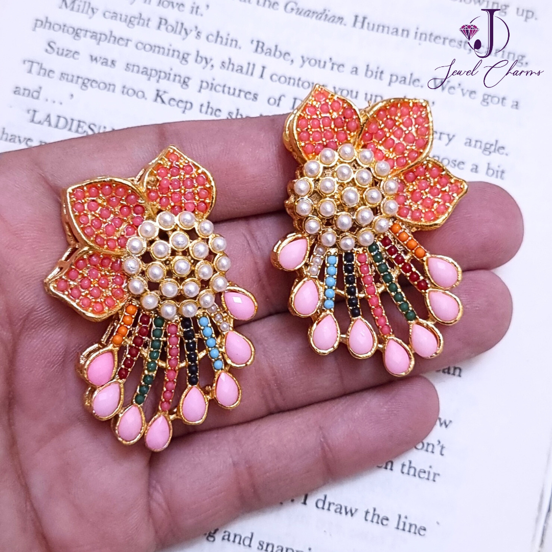 Turkish Aroma Studs Pink