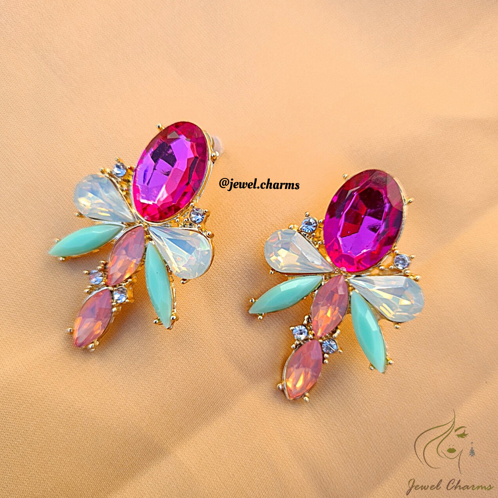 JC01 - DragonFly Earrings - Jewel Charms