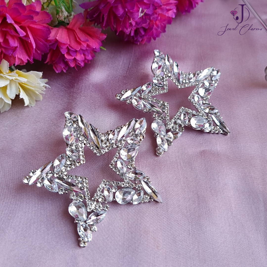 Starry giganges Earrings Crystal