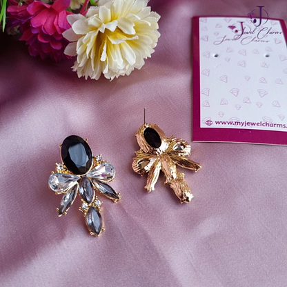 Black Dragon Fly Earrings